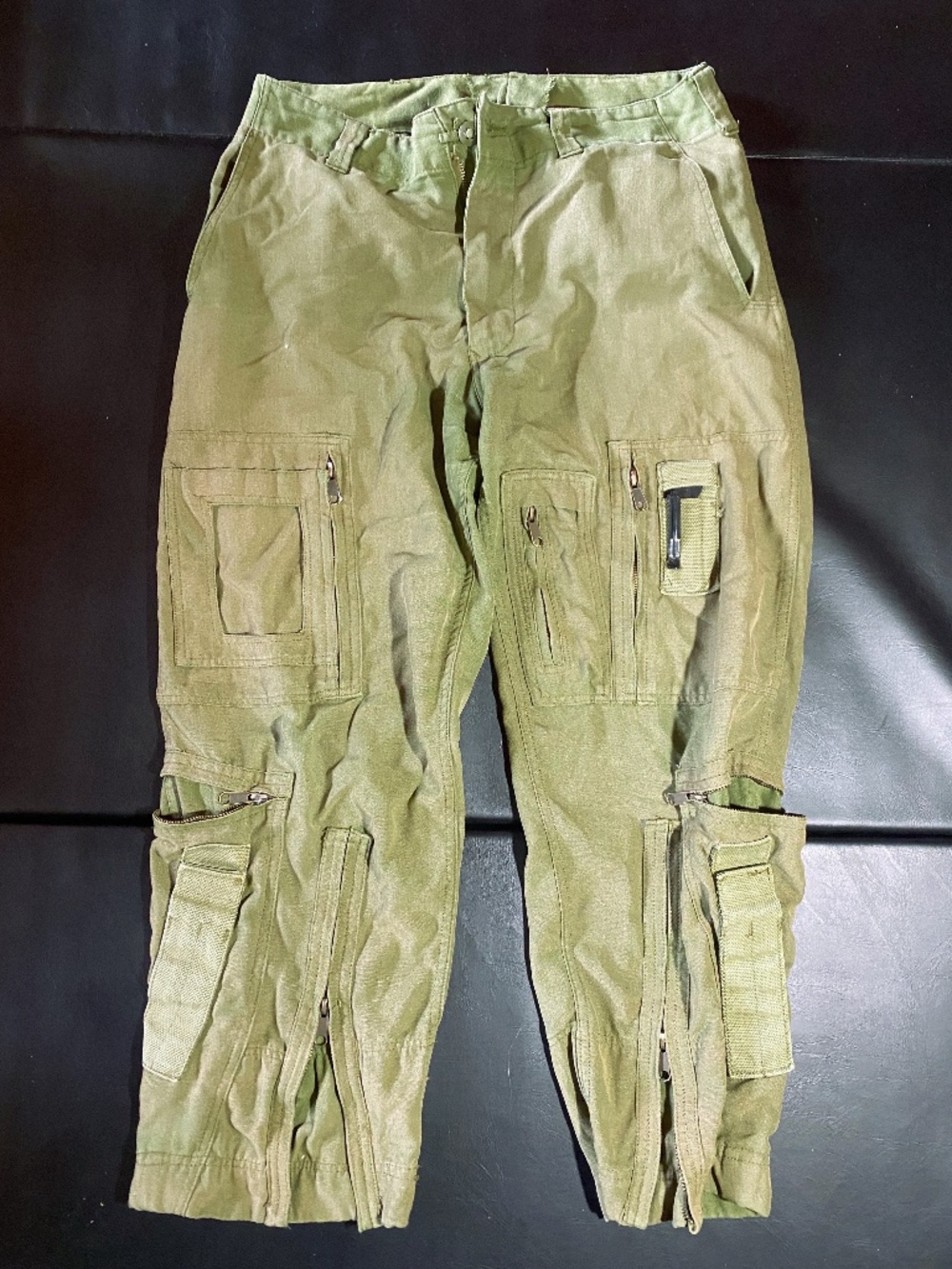 Canadian Military Tactical Helicopter Crew Pants Mens Multi Pocket Size 6736